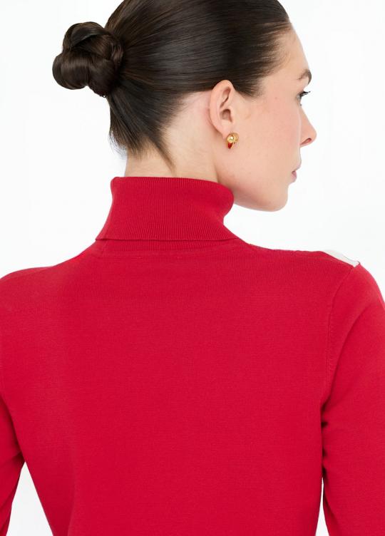 Liu Jo Trui Ciliegia/Latte TF5219-MS63L - afbeelding 5 groot