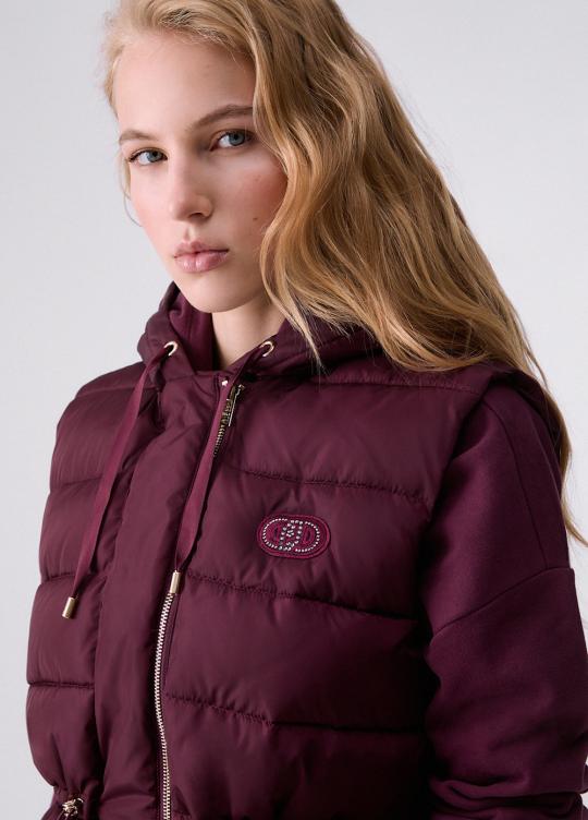 Liu Jo Bodywarmer Red Aubergine TF6120-TS62A - afbeelding 5 groot