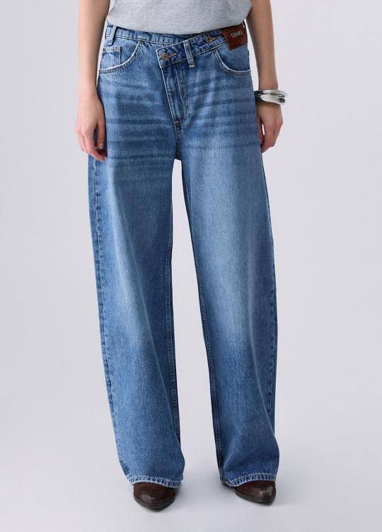 Liu Jo Broek Blue Strong UF6160-D4854 - afbeelding 1 groot