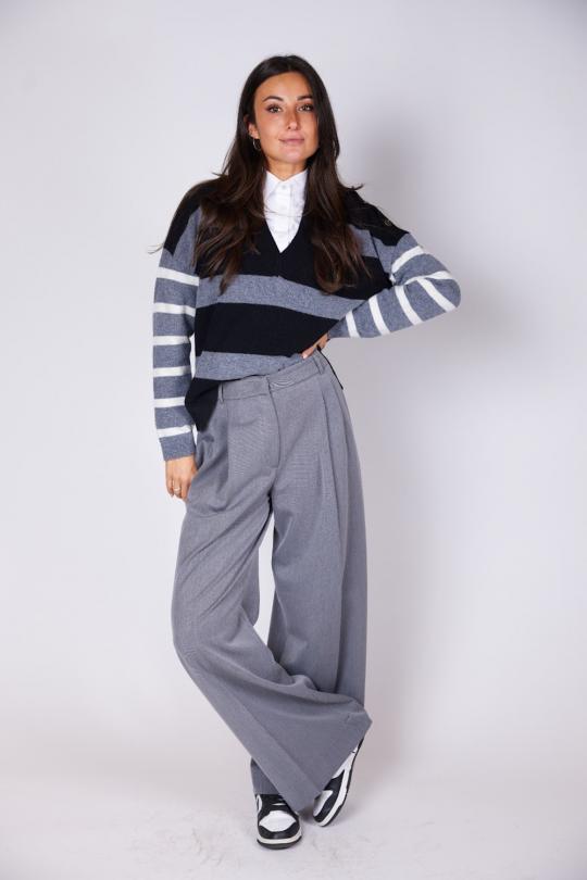 Liu Jo Pantalon Gris MF5269-TS224 - image 1 grand