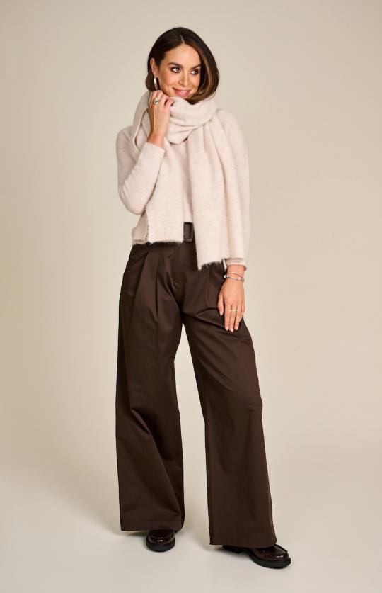 Due Amanti Broek Chocolate PAULINE - afbeelding 3 groot