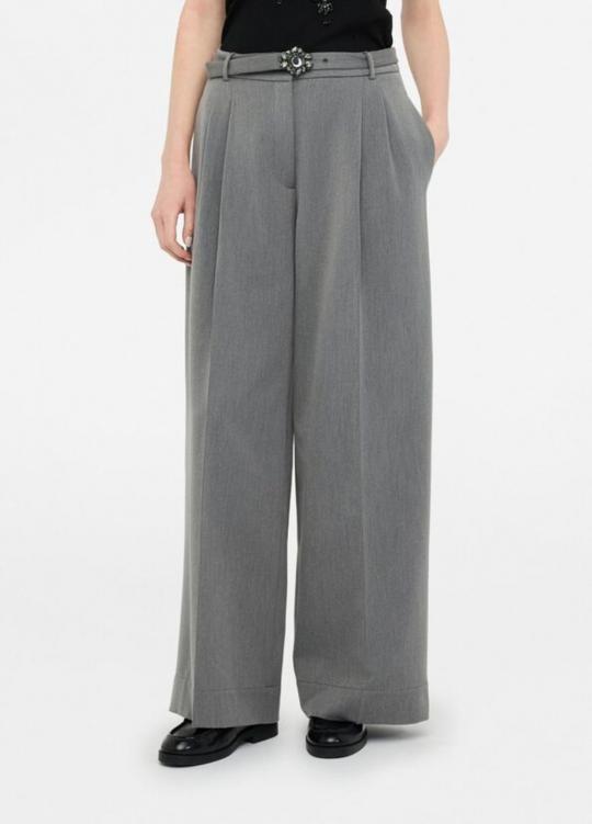 Liu Jo Pantalon Gris MF5269-TS224 - image 3 grand