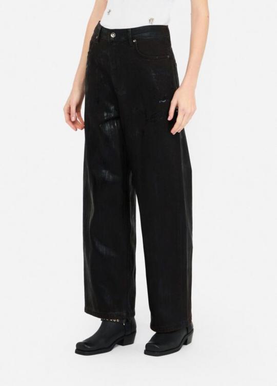 Liu Jo Pantalon Noir MF5358-D0299 - image 3 grand