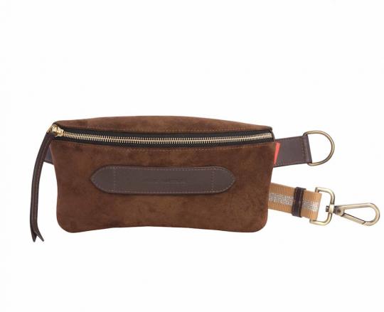 Marie Martens Handtas Suede choco Coachella - afbeelding 1 groot
