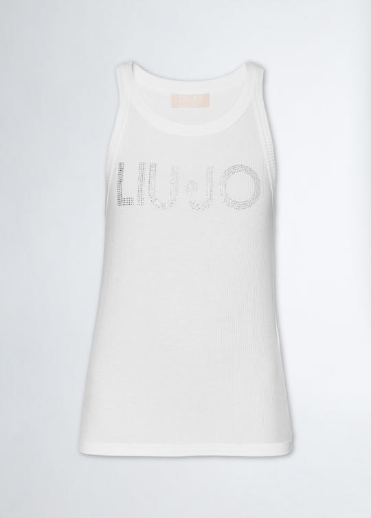 Liu Jo T-shirt Off white MA4327-J4695 - afbeelding 5 groot