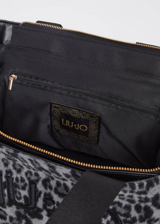 Liu Jo Handbag Black Animal 2F4067-T6089 - image 3 large