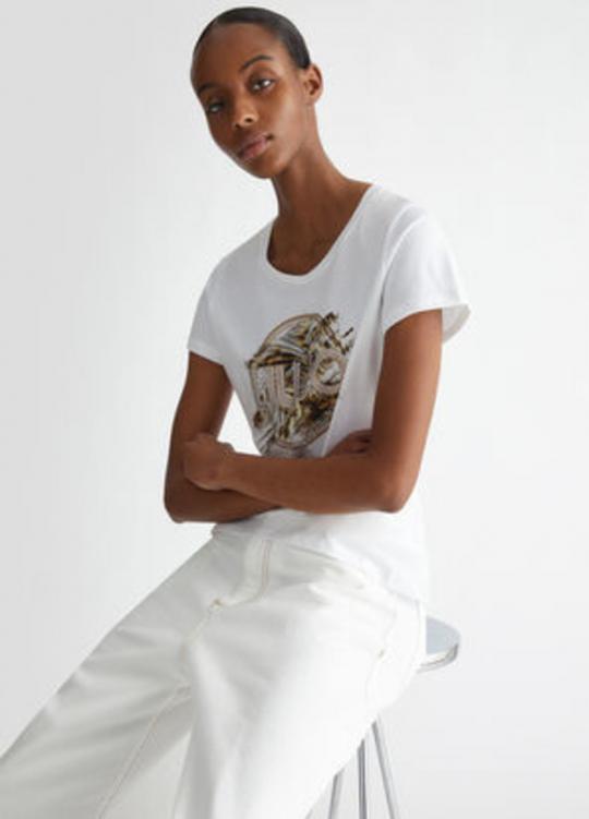 Liu Jo T-shirt Wit animal WF4178-JS923 - afbeelding 4 groot