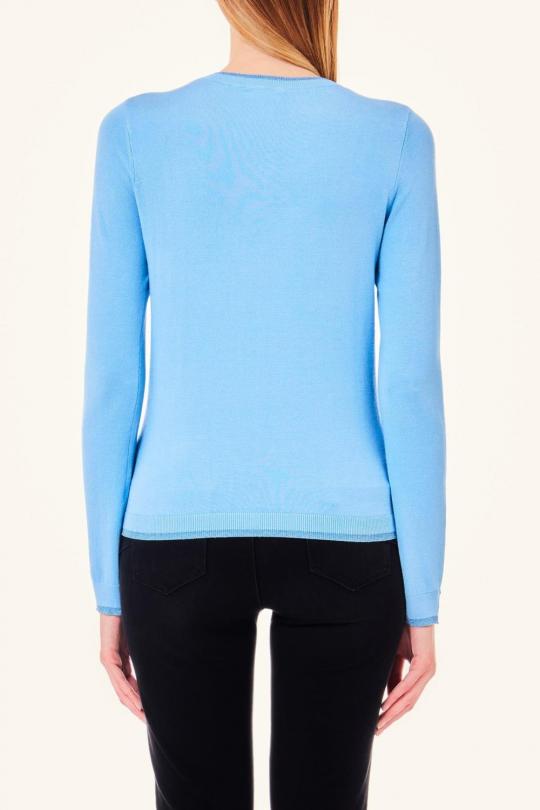 Liu Jo Sweater Blue MA4073-MS49I - afbeelding 3 groot