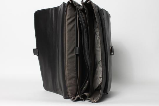 Arthur & Aston Laptop bag Black/GR 1589-06 - image 2 large