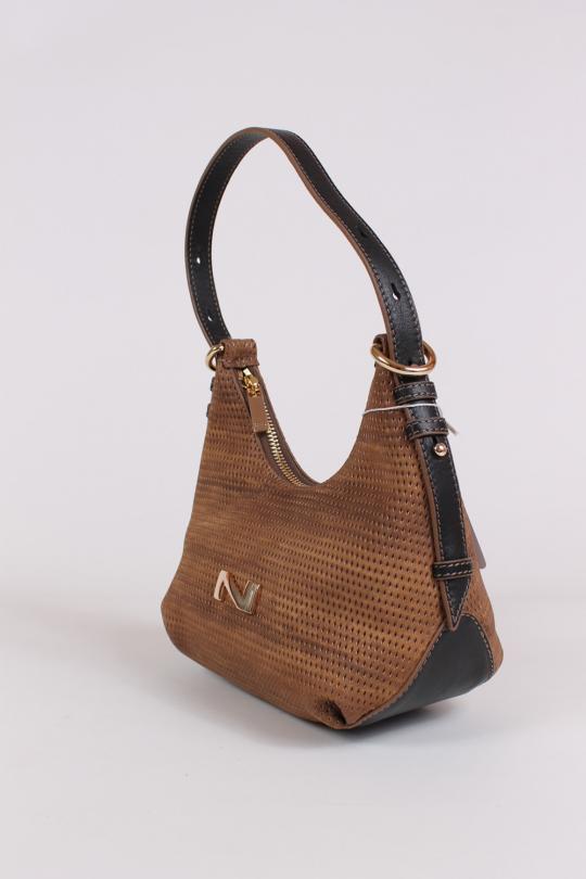 Nathan Handtas Sam Gold/Cognac N261-31-04TX - afbeelding 2 groot