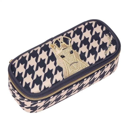 Jeune Premier  Houndstooth Horse Pencil box - image 1 large