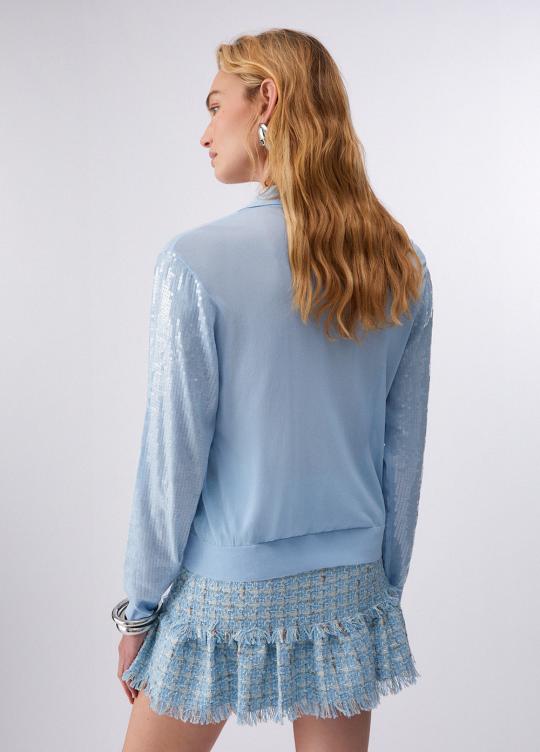 Liu Jo Sweater Blue WA6218-MA68R - afbeelding 2 groot