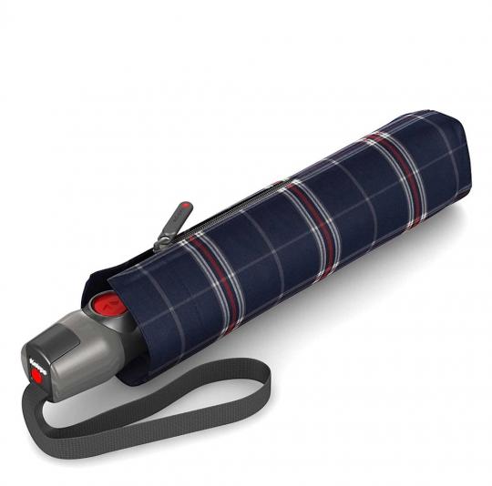 Knirps Paraplu Check Navy 9532 - afbeelding 1 groot