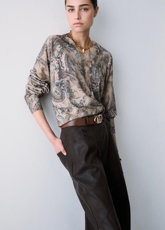 Liu Jo Broek Brown WF6144-E1157 - afbeelding 4 groot