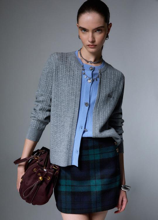 Liu Jo Cardigan Gray/Dusk WF6108-MA88R - afbeelding 4 groot