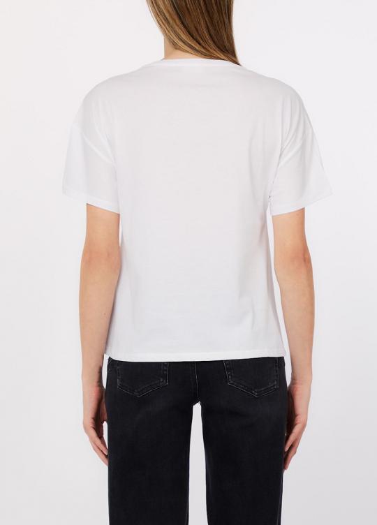 Liu Jo T-shirt Wit Bear WA6414-JS923 - afbeelding 3 groot