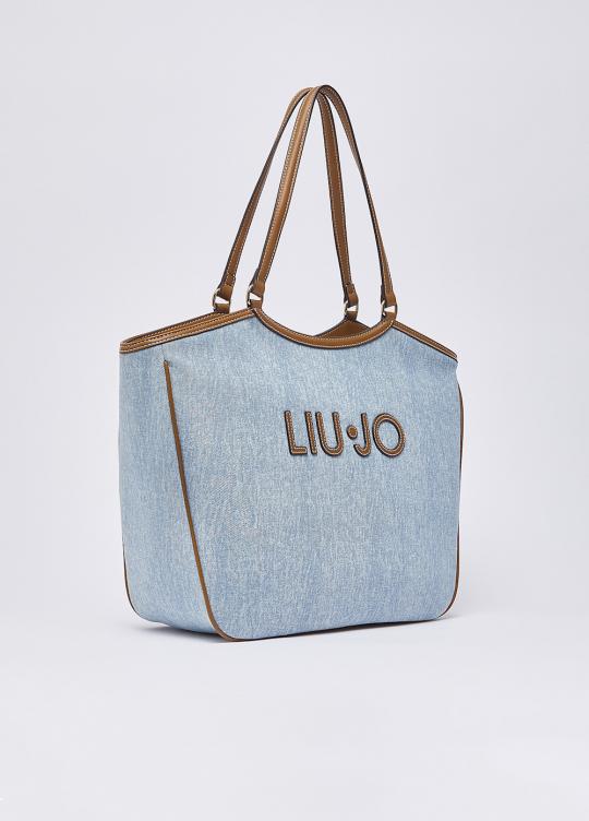 Liu Jo Handtas Denim AA6208-T377A - afbeelding 2 groot