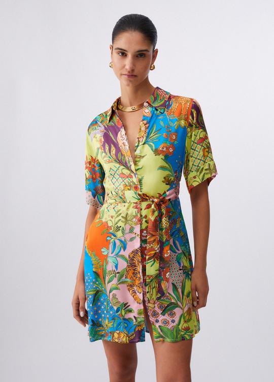 Liu Jo Kleed Rainbow WA6482-T471A - afbeelding 3 groot