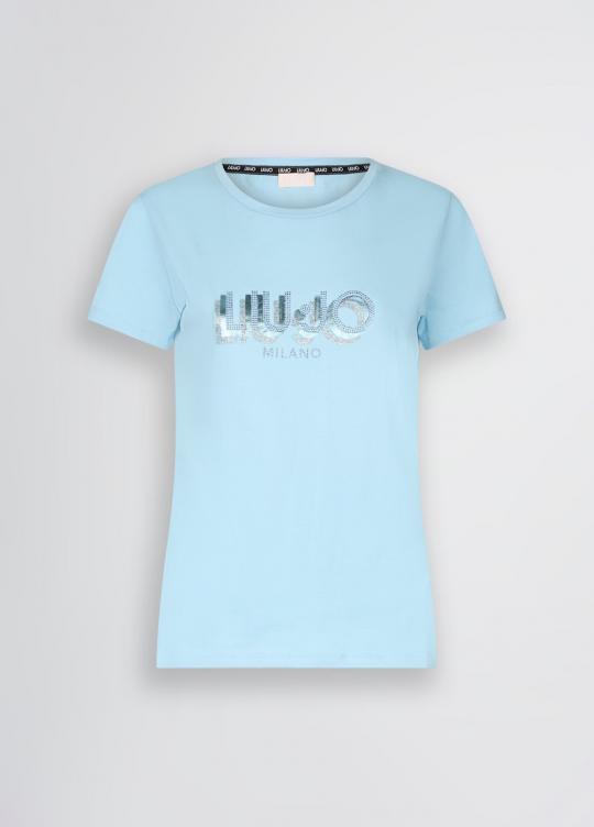 Liu Jo T-shirt Blue TA5214-JS003 - afbeelding 5 groot