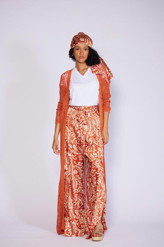 Liu Jo T-shirt met sjaal Wit Terra WA5154-J6308 - afbeelding 4 groot
