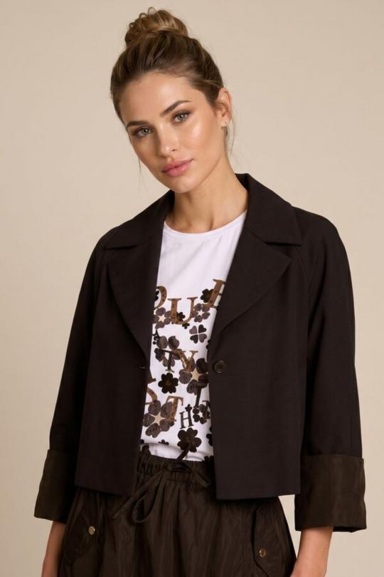 Due Amanti Vest DARK BROWN JANE - afbeelding 1 groot