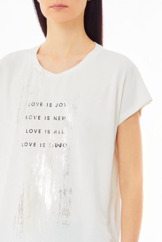 Liu Jo Dress White Lov TA5268-JS005 - image 3 large