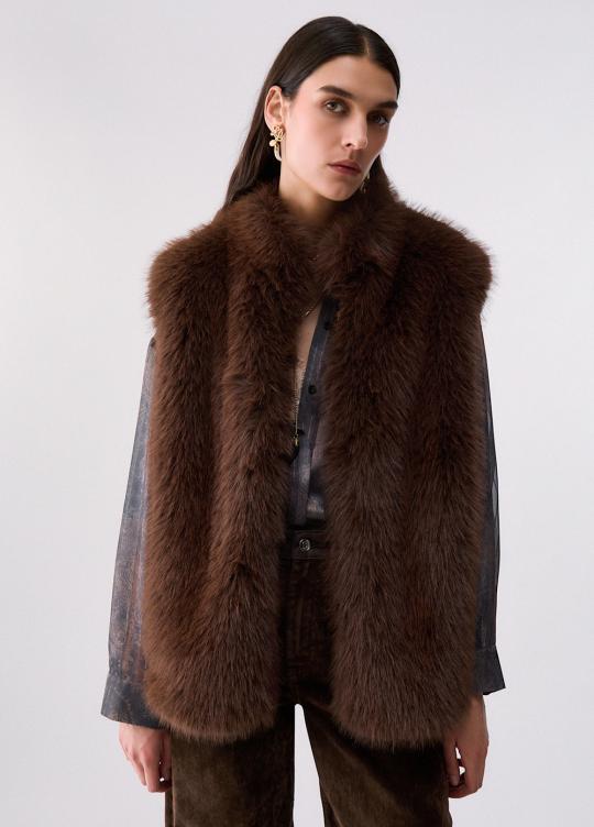 Liu Jo Vest Brown WF6203-E1136 - afbeelding 1 groot
