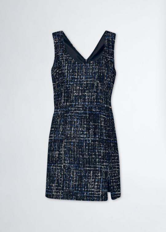 Liu Jo Dress Black/Blu WF4479-T1040 - image 8 large