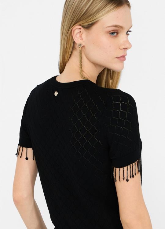 Liu Jo Jumper Noir CF5005-MS18F - image 5 grand