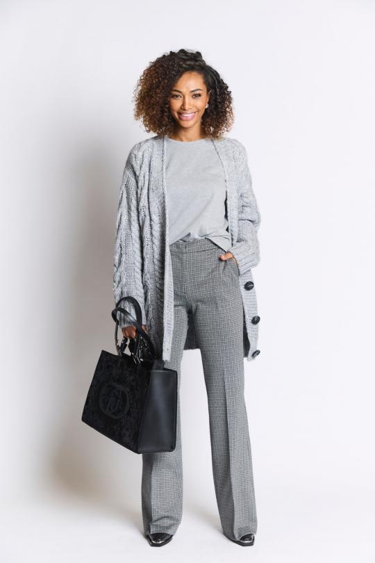 Liu Jo Cardigan Grey WF4489-MA56P - afbeelding 1 groot