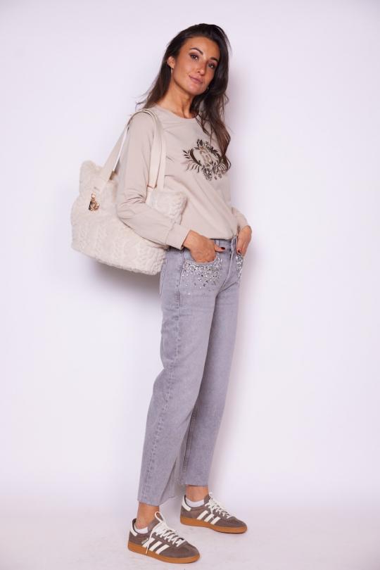 Liu Jo Sweater Champagne TF5097-FS090 - afbeelding 2 groot
