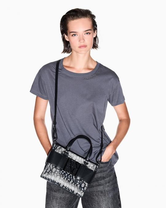 Armani Handtas Zwart/Grijs 942690-3F742 - afbeelding 6 groot