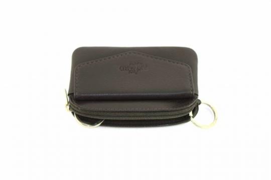 Yves Renard Key pouch Dark brown K2311 - image 2 large