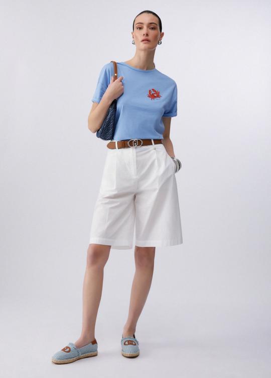 Liu Jo T-shirt Blue wave WA6414-JS923 - afbeelding 5 groot