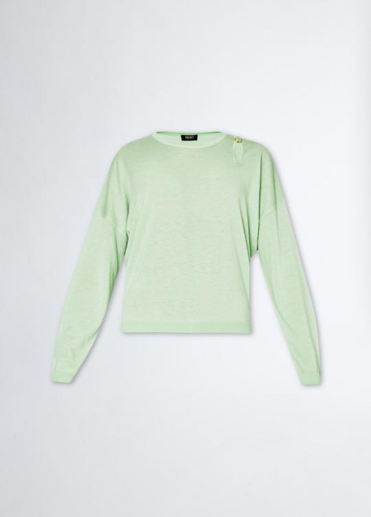 Liu Jo Sweater Munt CA4115-MA63O - afbeelding 5 groot