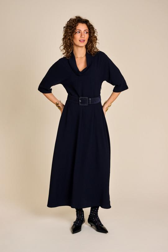 Due Amanti Kleed NAVY DENISE - afbeelding 2 groot