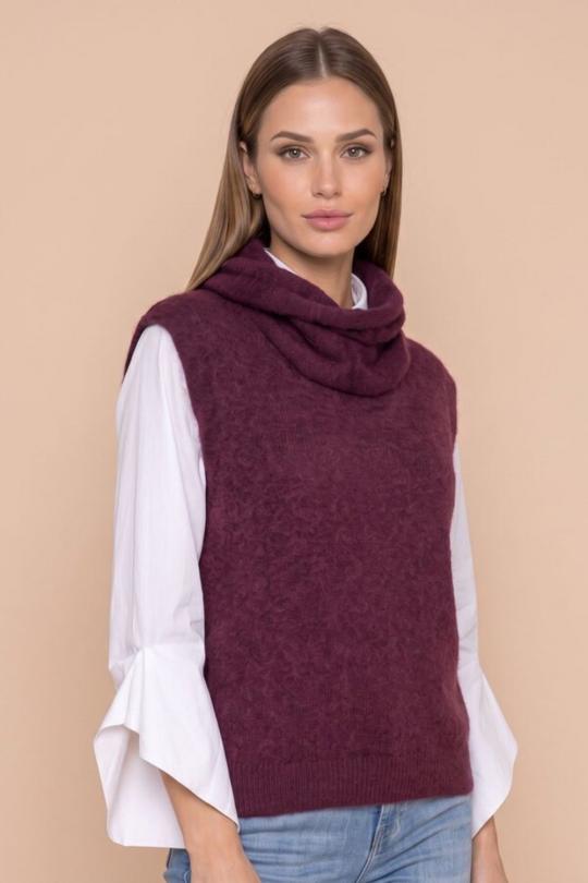 Due Amanti Pull BORDEAUX TULIP - afbeelding 3 groot