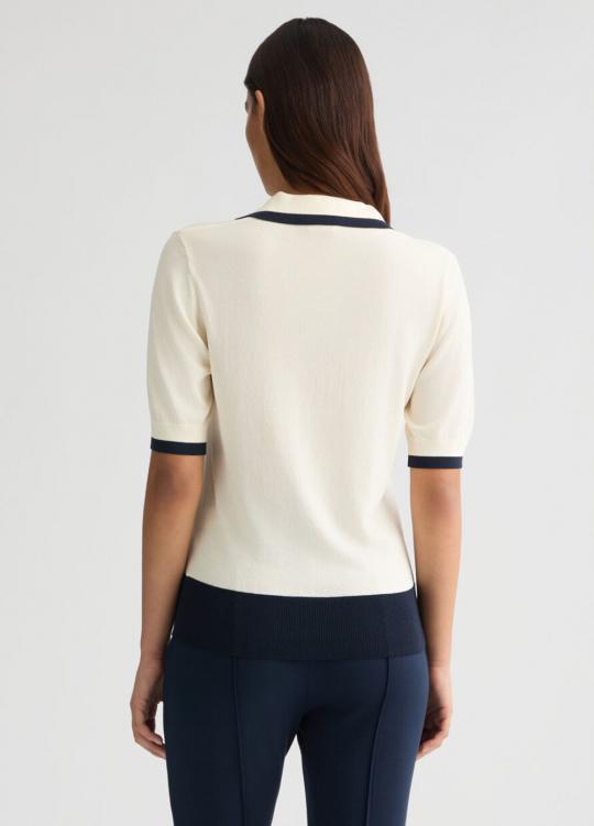 Liu Jo Jumper Blanc/Nuit TA5093-MS022 - image 3 grand