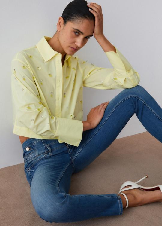 Liu Jo Cardigan Citron WA6173-T039A - image 5 grand