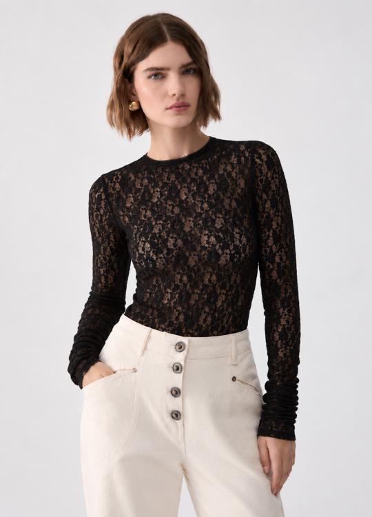 Liu Jo Blouse Zwart WF6143-J3975 - afbeelding 1 groot