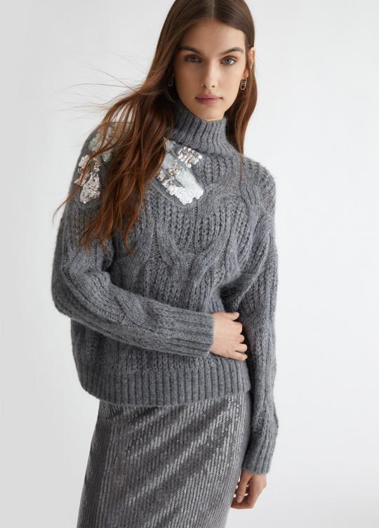 Liu Jo Sweater Grey WF4357-MA55P - afbeelding 1 groot