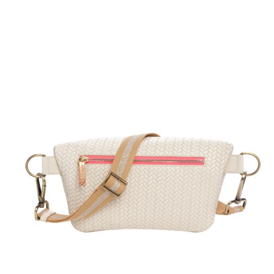 Marie Martens Handtas Braided cream Coachella-XL - afbeelding 2 groot