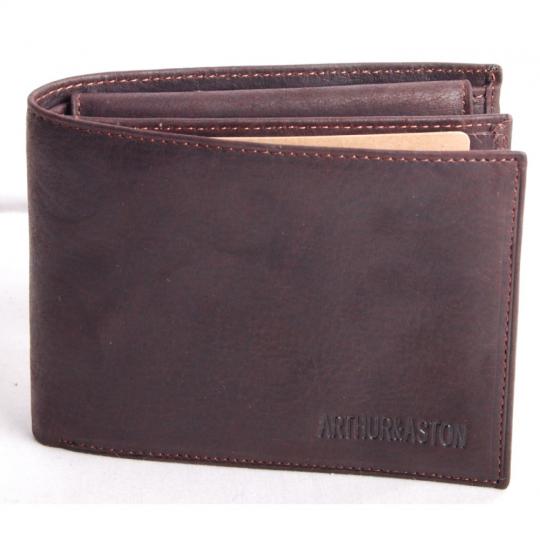 Arthur & Aston Portefeuille Donkerbruin 94-126 - afbeelding 1 groot