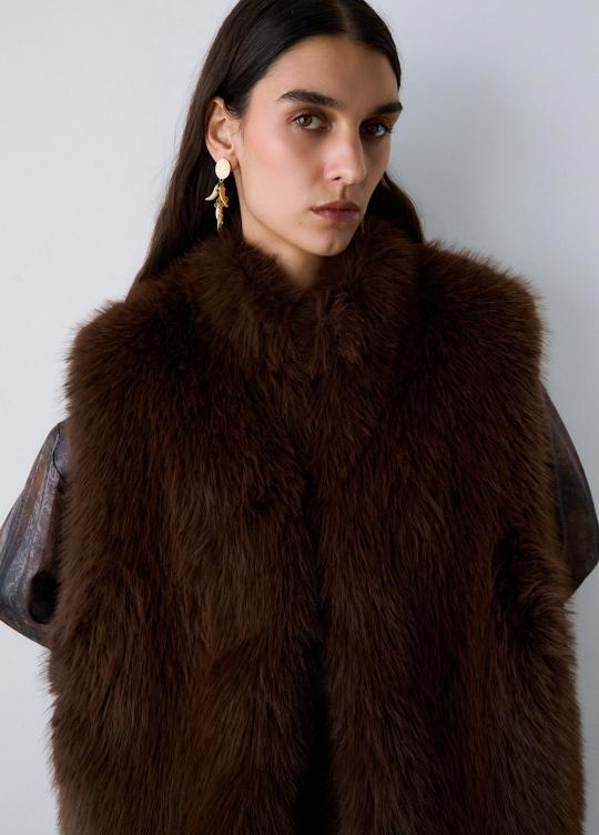 Liu Jo Vest Brown WF6203-E1136 - afbeelding 4 groot