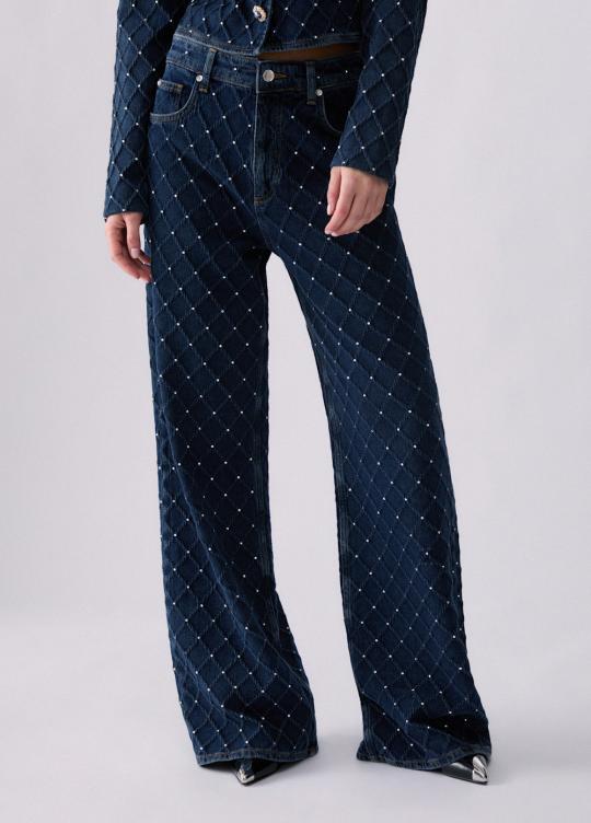 Liu Jo Broek Blue UF6173-D0374 - afbeelding 1 groot