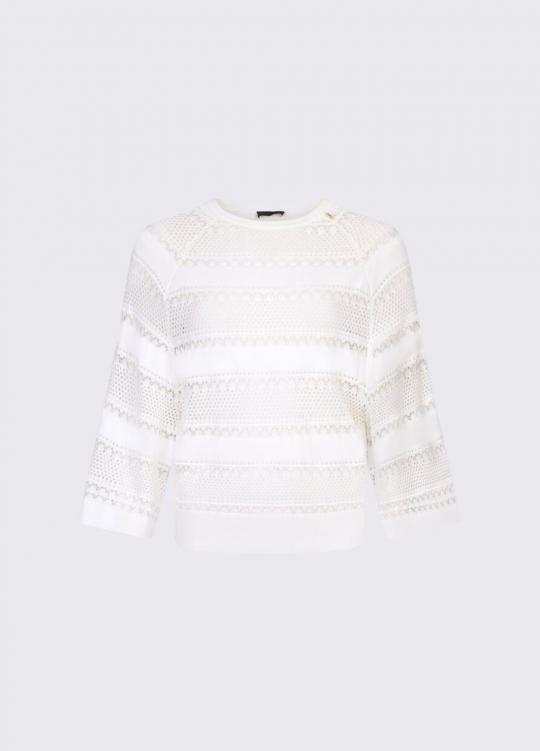 Liu Jo Sweater Wit CA6353-MS55N - afbeelding 7 groot