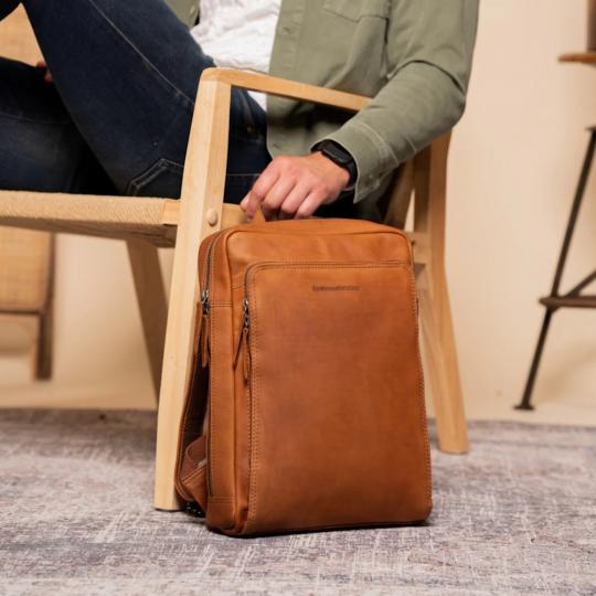 Chesterfield Laptop rugzak Cognac C58.0337 - afbeelding 2 groot