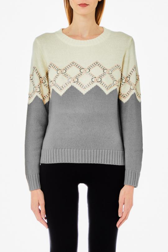 Liu Jo Sweater Grey TF4233-MS55L - afbeelding 1 groot