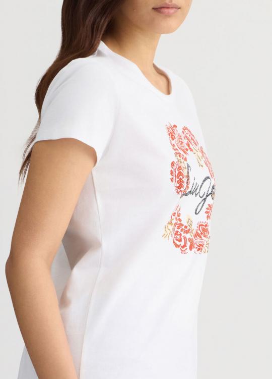 Liu Jo T-shirt Terra blanc WA5240-JS923 - image 4 grand