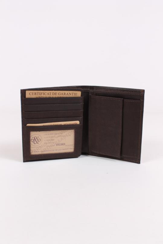 Arthur & Aston Le portefeuille Marron foncé 94678 - image 2 grand